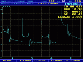 DEK ver. 5.3 oscilloscope, motortester